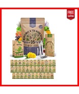 35 Non-GMO Medicinal &amp; Tea Herb Seeds Variety Pack for Indoor &amp; Outdoor ... - $70.23 CAD