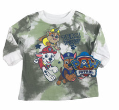 New Nickelodeon Team Paw Patrol LS Shirt Tie Dye Tee Sz 12M - £11.51 GBP