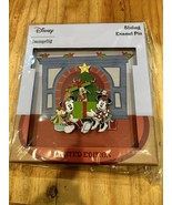 Loungefly Disney Holiday Mickey and Minnie Sliding Enamel Pin LE 2500 - $29.99