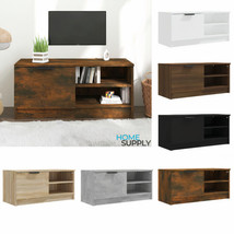 Modern Wooden Rectangular TV Tele Stand Cabinet Entertainment Unit With Storage - £44.00 GBP+