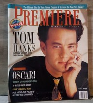 Premiere Magazine Tom Hanks April 1989 Oscar Special Issue Vintage Ads Downey Jr - £18.15 GBP