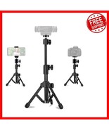 Adjustable Webcam Tripod Stand - Extendable &amp; Portable for Cameras &amp; Phones - $39.93 CAD