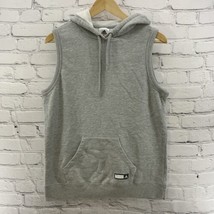 Adidas Hoodie Tank Top Mens Sz M Gray Athletic Wear Sweater  - £15.48 GBP