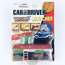 Road Champs Car and Driver Shock Racers Launcher Hot Rod Die Cast Car 1/64 Scale - £14.45 GBP