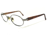 Emporio Armani Eyeglasses Frames 106-S 1145 Brown Silver Round 50-20-130 - £36.79 GBP