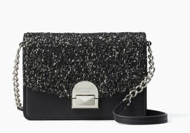 KATE SPADE NEVE TINSEL CONVERTIBLE FLAP CROSSBODY BLACK BAG MSRP $379 NWT - $108.00