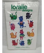 Loralie Machine Embroidery Designs Cool Cats With Disks - €33,67 EUR
