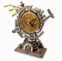 Alchemy Gothic The Stormgrave Chronometer Steampunk Clock Resin Gift Decor V15 - £59.92 GBP