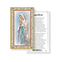 Our Lady of Lourdes LAMINATED Holy Card (5-pack) with a Free Prayer Card - $12.95