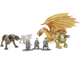 Harry Potter Wizarding World Set of 7 Diecast Figures by Jada - £44.82 GBP