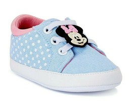 Minnie Mouse Baby Shoes Size 0/3 3/6 or 9/12 Baby Size 1 2 or 4 - £9.39 GBP