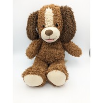 Build A Bear Brown Dog 18&quot; Plush Stuffed Animal Dog Barks - $19.97