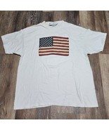 Tasha Polizzi T-Shirt Cotton 3D American Flag USA Patriotic Adult Size X... - €21,52 EUR