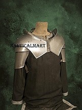 NAUTICALMART Metal Armor Larp - Militia Arms For Men - Shoulder - Heavy,... - £118.83 GBP