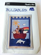 New BUILDABLES NOAH&#39;S ARK Applique Quilt Wall Hanging Pillow Pattern - $8.00