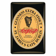 Guinness Extra Stout Heritage Label Magnet Black - £10.40 GBP