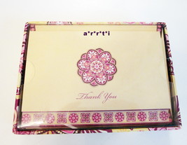 Vera Bradley Thank You Notes Bali Gold New in Box - £15.96 GBP