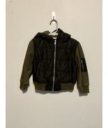 Tucker + Tate Summit Crest Jacket with Hood, Black/Forest Green - Size 2... - $21.94 CAD