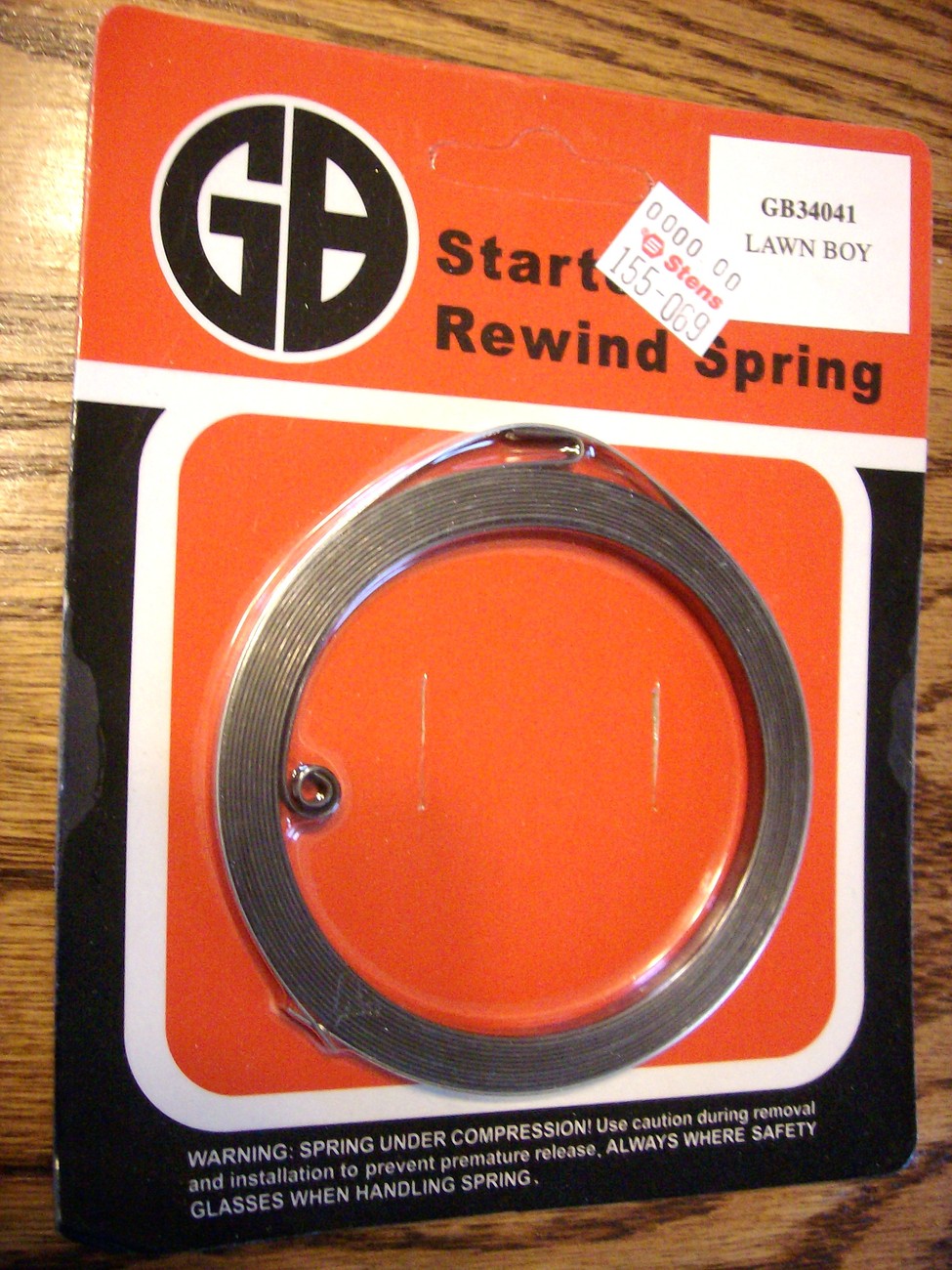 Starter Spring fits Lawn Boy D100, F100, 604257 - $9.99