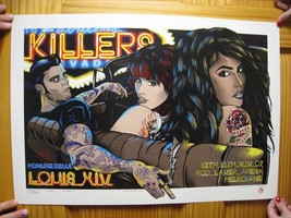 The Killers Poster November 2007 Rod Laver Arena Melbourne - £106.66 GBP