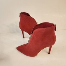Jessica Simpson Womens Piercie Red Muse V-Notch Stiletto Dress Booties 7M - £38.66 GBP