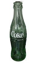 Coca Cola Coke Bottle Marianna AR 6 1/2 Fl Oz Vintage Green Glass White ... - £6.27 GBP