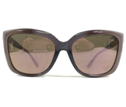 Coach Sunglasses HC 8261F L1071 55345R Taupe Laminate Square Frames w Brown Lens - £51.50 GBP