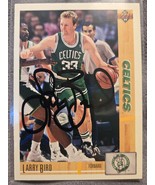 Larry Bird Hand Signed Basketball Autographed Boston Celtics Autographed  - $54.88 CAD