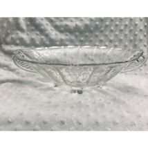 Vintage Fostoria Baroque Shaped, Handled, Footed, Scalloped, Chintz Etch... - $22.72