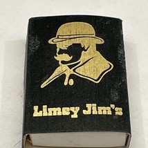 Vintage Matchbox Cover Limey Jim’s Restaurant at The Hyatt House  gmg  unstruck - £9.71 GBP