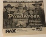 The Ponderosa vintage TV Guide Print  TPA6 - $5.93
