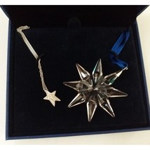 SWAROVSKI LITTLE STAR SET #1044447: A star snowflake+ star necklace MIB - £29.06 GBP