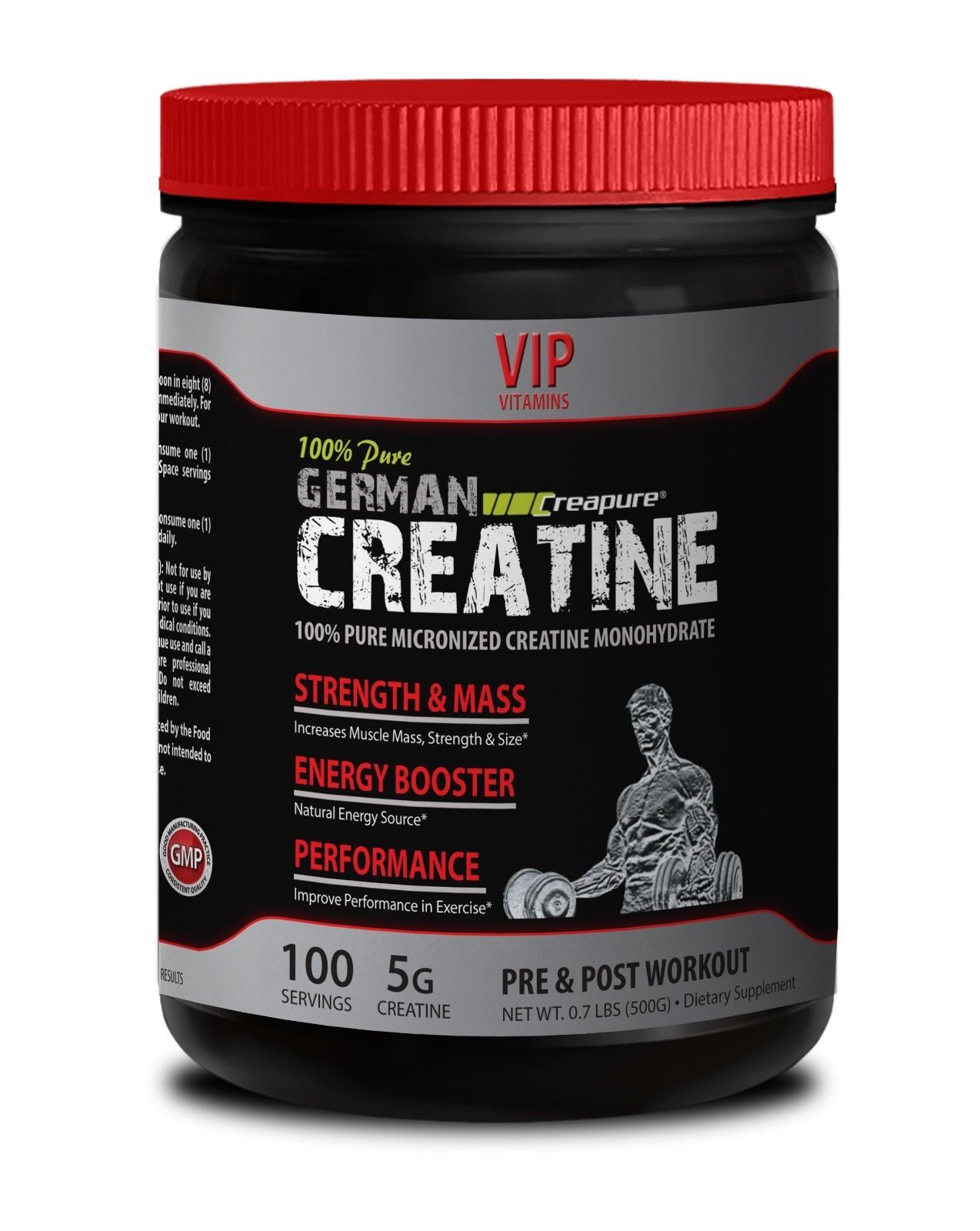 workout equipment - GERMAN CREATINE 500G 100 SERVINGS - flavored creatine - $13.61