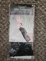 Fishnet Arm Warmers Fingerless Gloves Black Adult Halloween Costume Accessory - £3.81 GBP