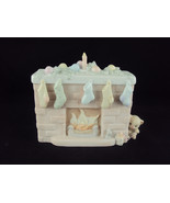 Precious Moments, 524883, Christmas Fireplace, Issued 1990, Free Shipping - $49.08 CAD