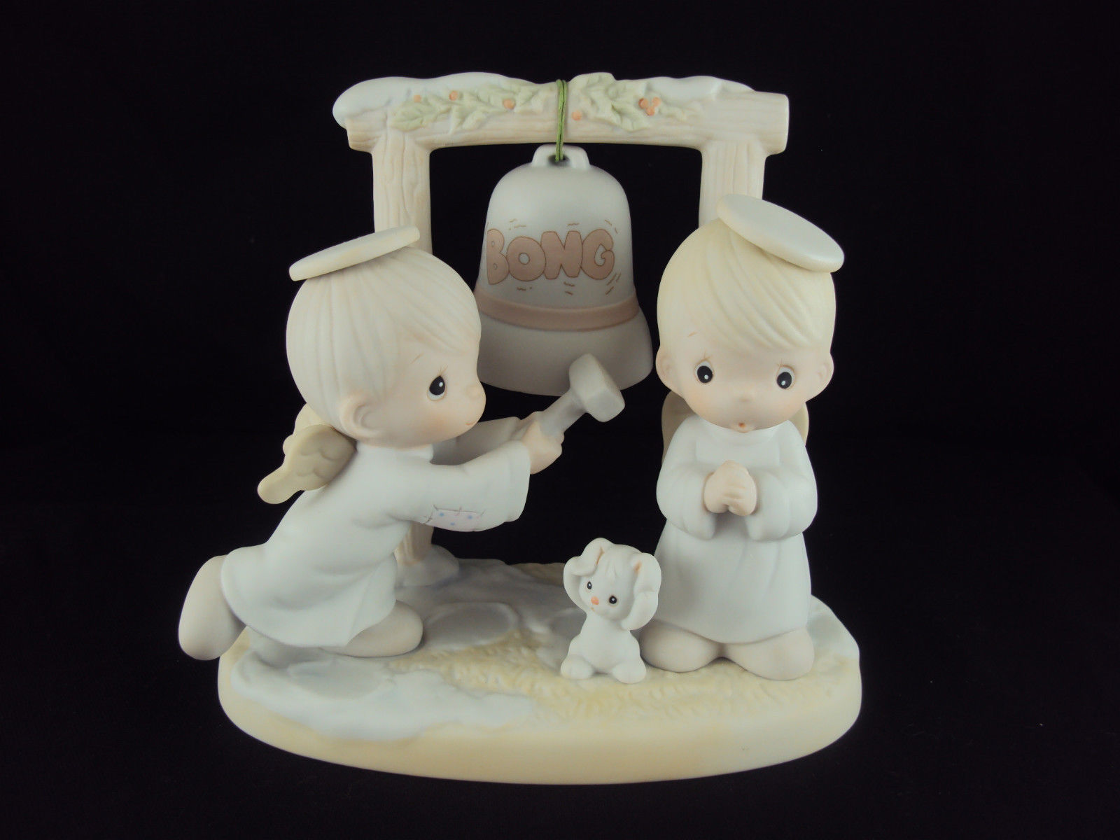 Precious Moments, 525898, Ring Those Christmas Bells, Issued 1992, Retired 1996 - $79.95