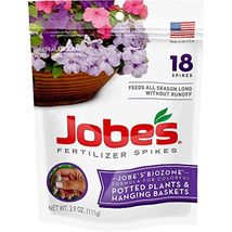 Jobe's, Fertilizer Spikes, Potted Plants and Hanging Baskets, 18 Count - $23.69