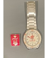 Russian Men’s Watch Pin Jewelry Stainless Steel - €48,38 EUR