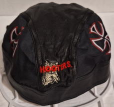 Rare Vtg Hooters Capsmith Iron Cross Biker Skull Cap OSFA Never Worn - $14.55