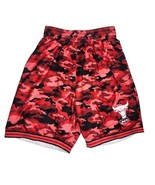 Mitchell &amp; Ness Chicago Bulls Windy City Red Camo Mesh Shorts Size Medium - £39.07 GBP