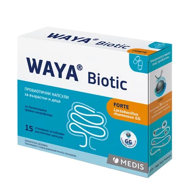 5 PACK Waya Forte Biotic Probiotic x15 capsules Medis - €124,45 EUR