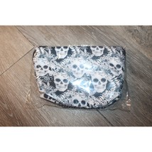 Gothic Deathcore Makeup or Toiletry Bag Feature Skull Print - £8.79 GBP