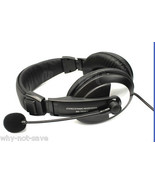 Headphone headset with mic for HP Dell Toshiba Sony computer laptop pc d... - £38.15 GBP