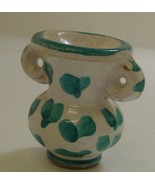 White &amp; Blue small Ceramic flowerpot - $1.69