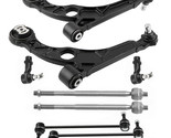 8x Front Lower Control Arms Inner&amp; Outer Tie Rods Sway Bars for Dodge Da... - $328.67