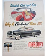 1952 Magazine ad for Mercury - '52 Monterey, Space-planned design, Merc-o-matic - $9.99