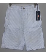 Vineyard Vines Boys Size 12 Seersucker Blue and White Shorts - $431.38 MXN