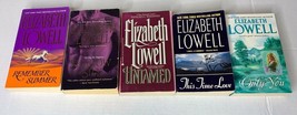 Lot of 5 Elizabeth Lowell Romance Paperback Books, Remember Summer, Shad... - $12.95