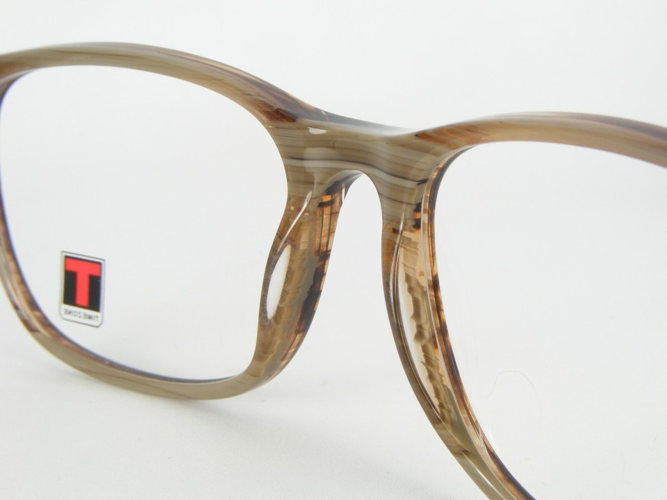 TIMEZONE ISY Col 60 BROWN STRIPED /TORTOISE EYEGLASSES GLASSES FRAME 52-16-135mm Item image 8