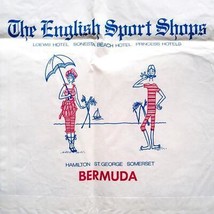 Princess Hotels English Sports Shop Paper Shopping Bag Vintage Bermuda 1... - £27.77 GBP